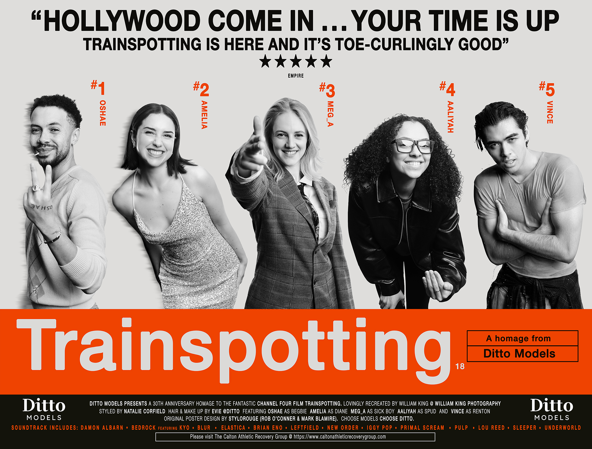 Choose Ditto: Celebrating 30 Years of Trainspotting - Ditto Models